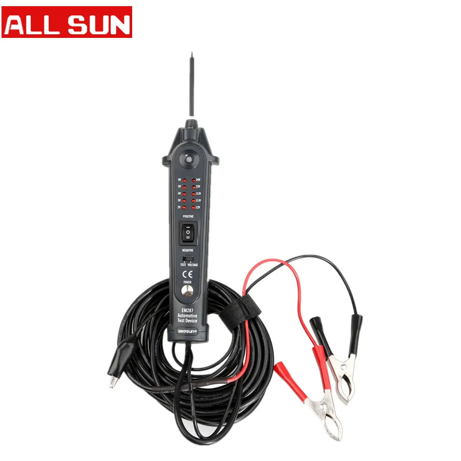 Автомобильный выключатель All-Sun EM287, измеритель цепи, тестовое устройство, автомобильный диагностический тест er All Sun EM287, тестер цепи
Автомобильный выключатель All-Sun EM287, измеритель цепи, тестовое устройство, автомобильный диагностический тест er All Sun EM287, тестер цепи