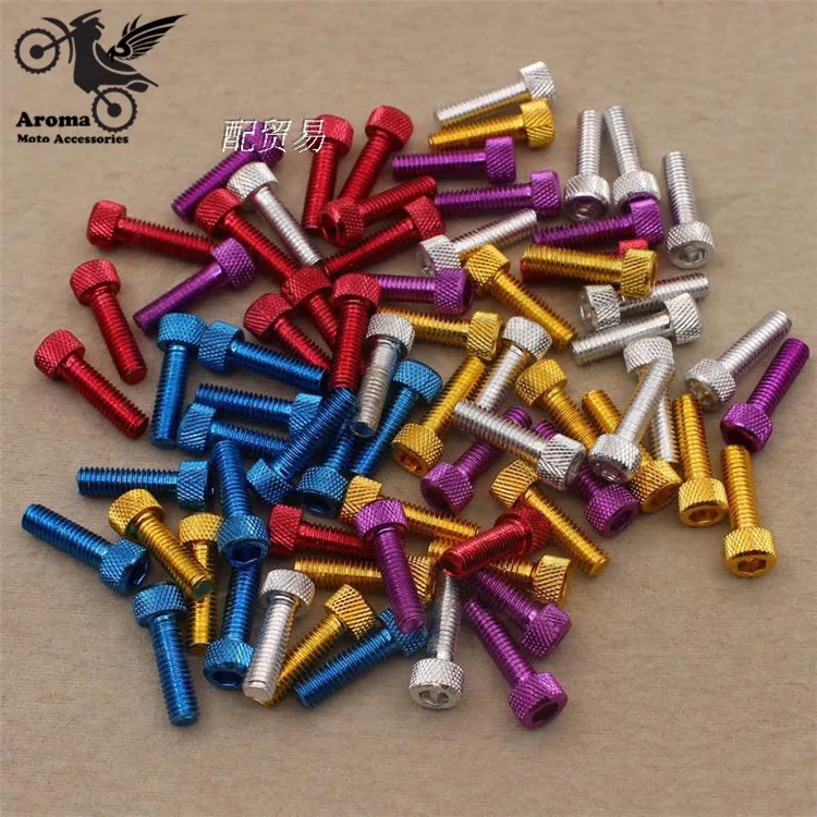 10 pcs 6MM nviersal colorful bike ornamental Mouldings home Furnishing motorbike decoration license plate fixed motorcycle screw
10 pcs 6MM nviersal colorful bike ornamental Mouldings home Furnishing motorbike decoration license plate fixed motorcycle screw