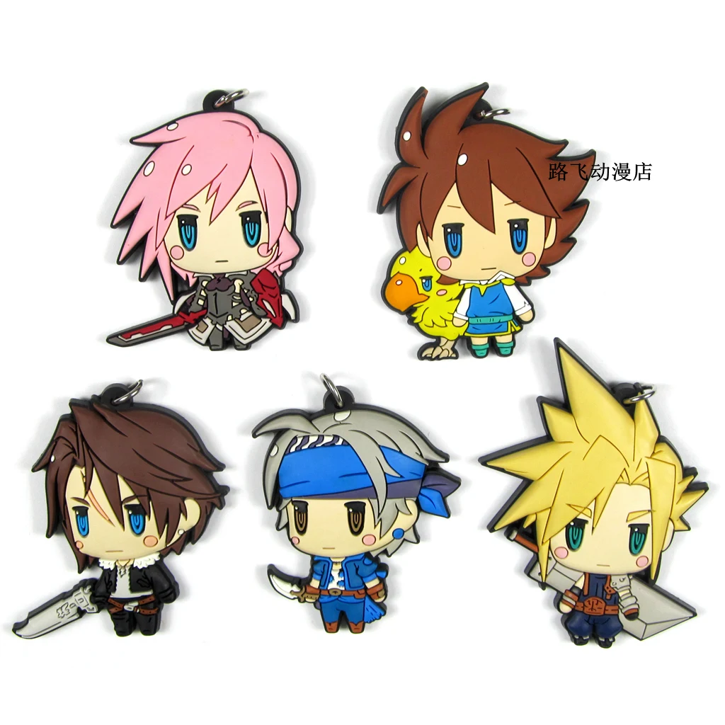 Final Fantasy 30th фигурку Клауд страйф VII Бартц Klauser Squall Leonhart Lightning мобильный телефон
