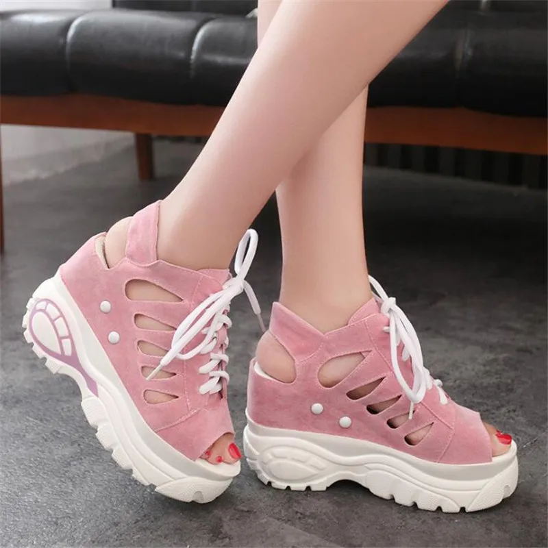 2019 new women's sandals fashion wedge with super high heel thick bottom fish mouth Roman hollow sandals summer women high heels
2019 new women's sandals fashion wedge with super high heel thick bottom fish mouth Roman hollow sandals summer women high heels