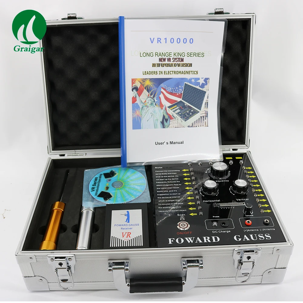Brand New VR10000 Treasure Hunter Deep Depth Metal Detector Underground Metal Detector Depth 5-200m Range 100-3000m
Brand New VR10000 Treasure Hunter Deep Depth Metal Detector Underground Metal Detector Depth 5-200m Range 100-3000m