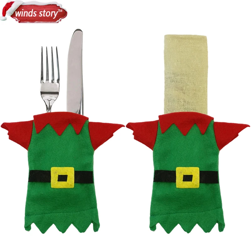 Christmas 12pcs Festive & Party Supplies Xmas Kitchen Decorations Xmas Elf Pocket Cutlery Bag Dining Table Christmas decoration
Christmas 12pcs Festive & Party Supplies Xmas Kitchen Decorations Xmas Elf Pocket Cutlery Bag Dining Table Christmas decoration