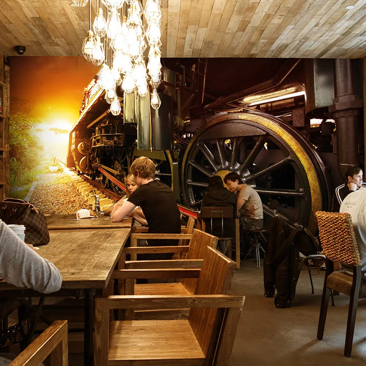 photo wallpaper 3D Industrial retro Old train style mural living room sofa TV backdrop tea house bedroom coffee house wallpaper
photo wallpaper 3D Industrial retro Old train style mural living room sofa TV backdrop tea house bedroom coffee house wallpaper