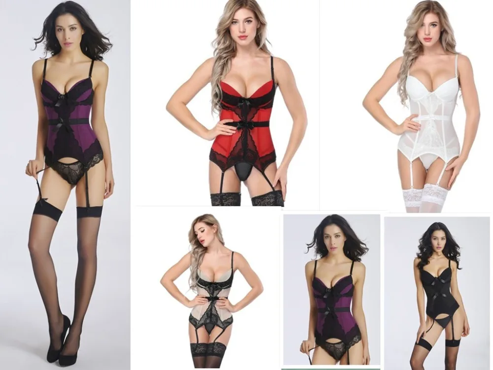 Lingerie Sexy Garter Set Erotic Hot Women Floral Lace Padded Bustier Corset Girdle Waist Cincher Underwear Bodysuit Nightwear
Lingerie Sexy Garter Set Erotic Hot Women Floral Lace Padded Bustier Corset Girdle Waist Cincher Underwear Bodysuit Nightwear