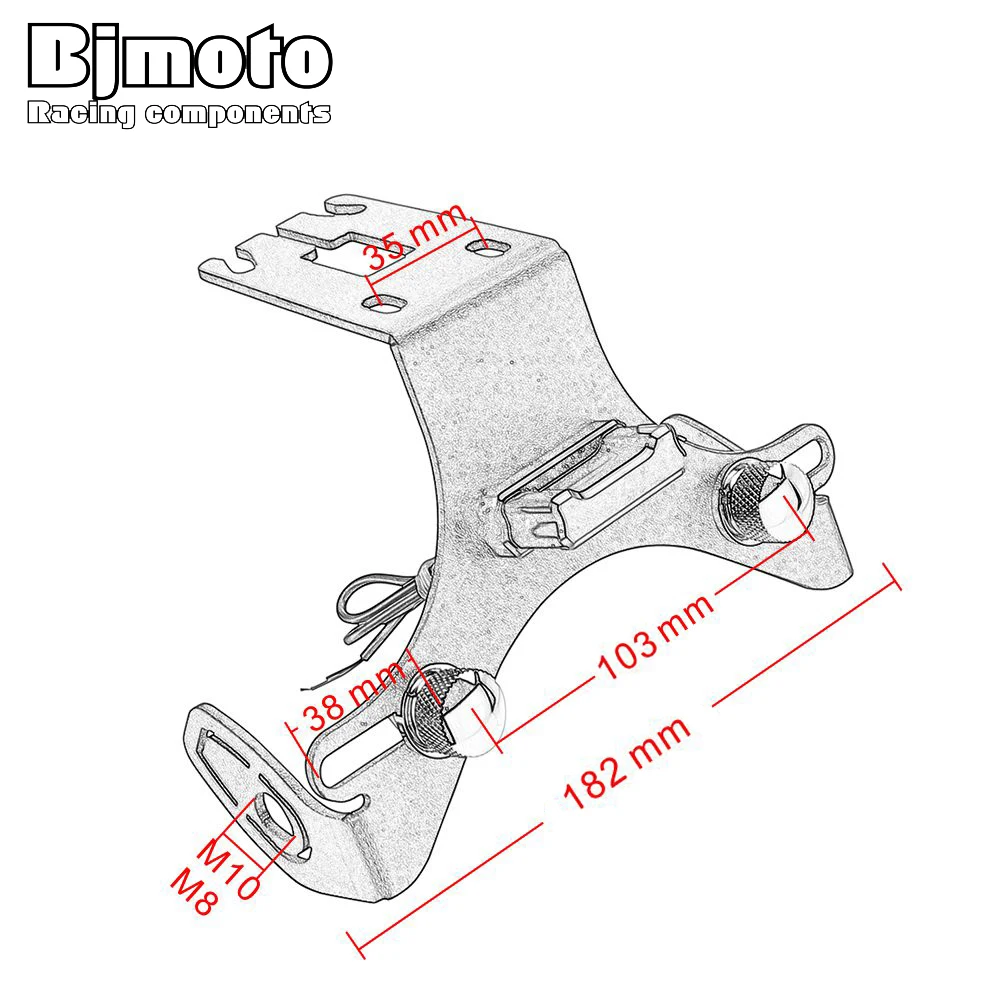 BJMOTO For Kawasaki Z1000 2010-2017 Z1000SX 2013-2017 Motorcycle Aluminum License Number Plate Frame Holder Bracket
BJMOTO For Kawasaki Z1000 2010-2017 Z1000SX 2013-2017 Motorcycle Aluminum License Number Plate Frame Holder Bracket