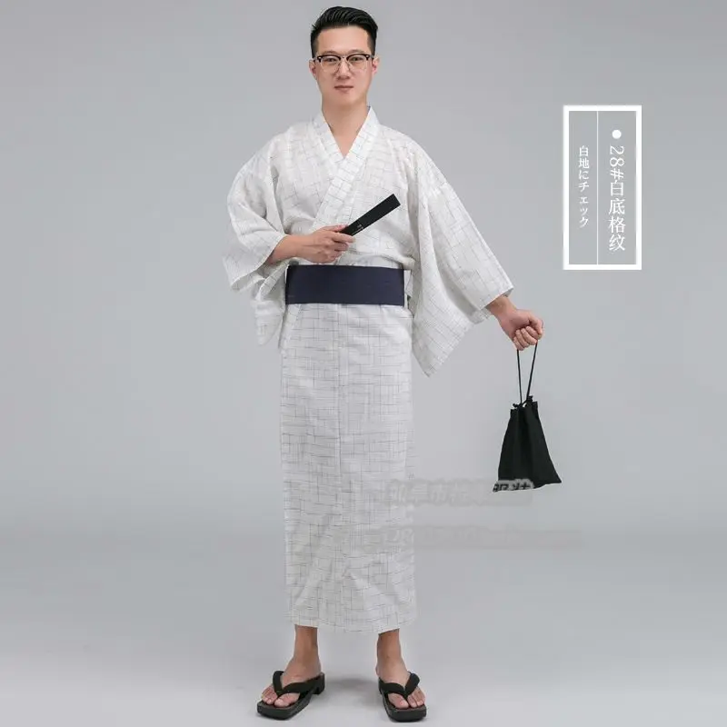 2019 Autumn Mens Pajamas Kimono robe Traditional Japan Kimono with Obi and bag Male Cotton Bathrobe Sleepwear set 101102
2019 Autumn Mens Pajamas Kimono robe Traditional Japan Kimono with Obi and bag Male Cotton Bathrobe Sleepwear set 101102