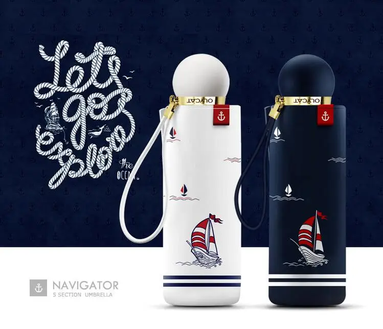 Sailing Navy Wind 8 костный сильный армированный ветростойкий солнечный и
