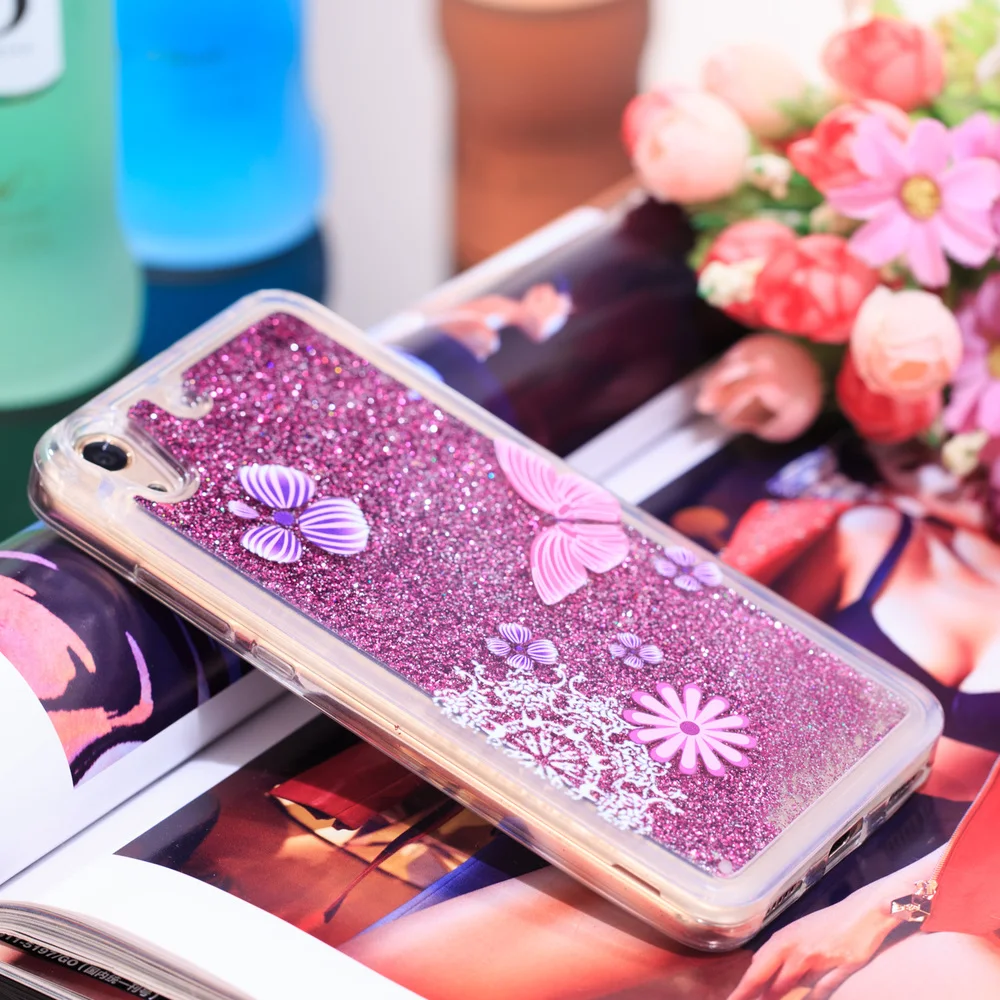 Милый чехол для Huawei Y6II Bling Dynamic Liquid Cover Honor 5A мягкие чехлы Y6 II Y62 блестящий