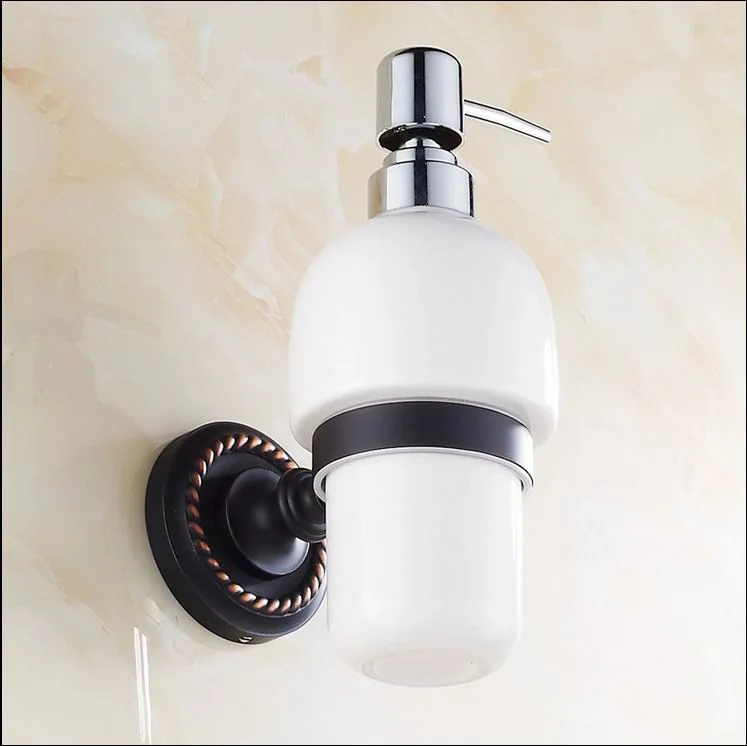 Free Shipping Wall Mounted Liquid Soap Dispenser oil rubbed bronze Ceramic Bathroom products Accessories Liquid dispensers
Free Shipping Wall Mounted Liquid Soap Dispenser oil rubbed bronze Ceramic Bathroom products Accessories Liquid dispensers
