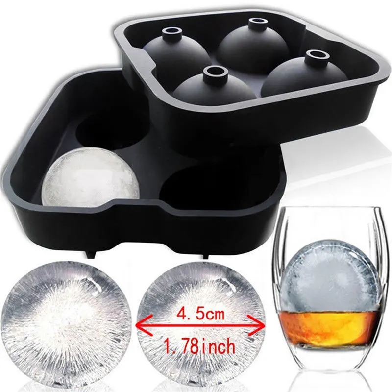 SOLEDI Ice Cube Machine Ball Machine Mold Multifunctional 4 Cavity Silicone Ball Cocktail Whiskey Ice Cube Mold High Quality Ran
SOLEDI Ice Cube Machine Ball Machine Mold Multifunctional 4 Cavity Silicone Ball Cocktail Whiskey Ice Cube Mold High Quality Ran