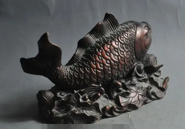S01667 8"china fengshui bronze copper fish Lotus wealth yuanbao money coin lucky statue
S01667 8"china fengshui bronze copper fish Lotus wealth yuanbao money coin lucky statue