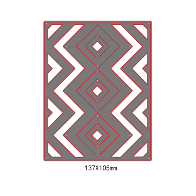 Squares and Chevrons Cover Plate Metal Cutting Dies for DIY Scrapbooking Photo Album Embossing Paper Cards Decorative Crafts
Squares and Chevrons Cover Plate Metal Cutting Dies for DIY Scrapbooking Photo Album Embossing Paper Cards Decorative Crafts