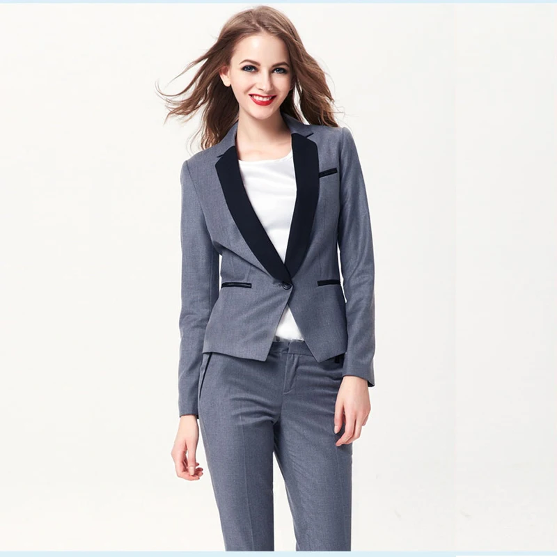 New Fashion Gray Autumn Casual Women elegant Slim Single Button Outerwear Suit Women OL office suit
New Fashion Gray Autumn Casual Women elegant Slim Single Button Outerwear Suit Women OL office suit