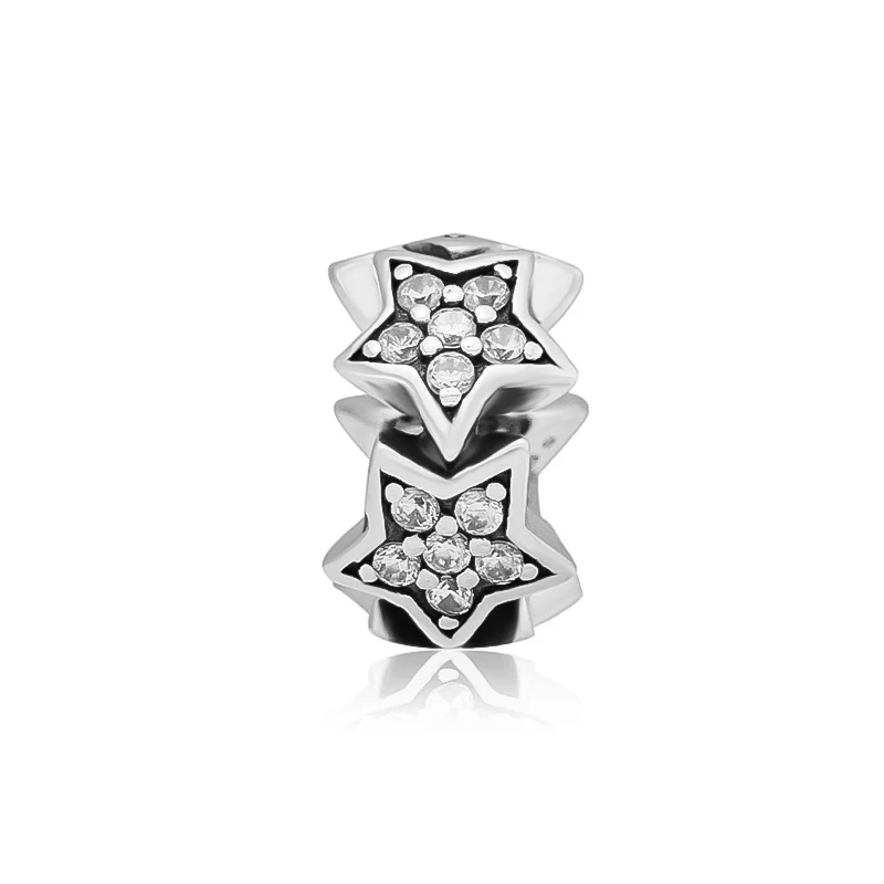 Fits for Pandora Charms Bracelets Star Beads with Clear CZ 100% 925 Sterling Silver Jewelry Free Shipping
Fits for Pandora Charms Bracelets Star Beads with Clear CZ 100% 925 Sterling Silver Jewelry Free Shipping