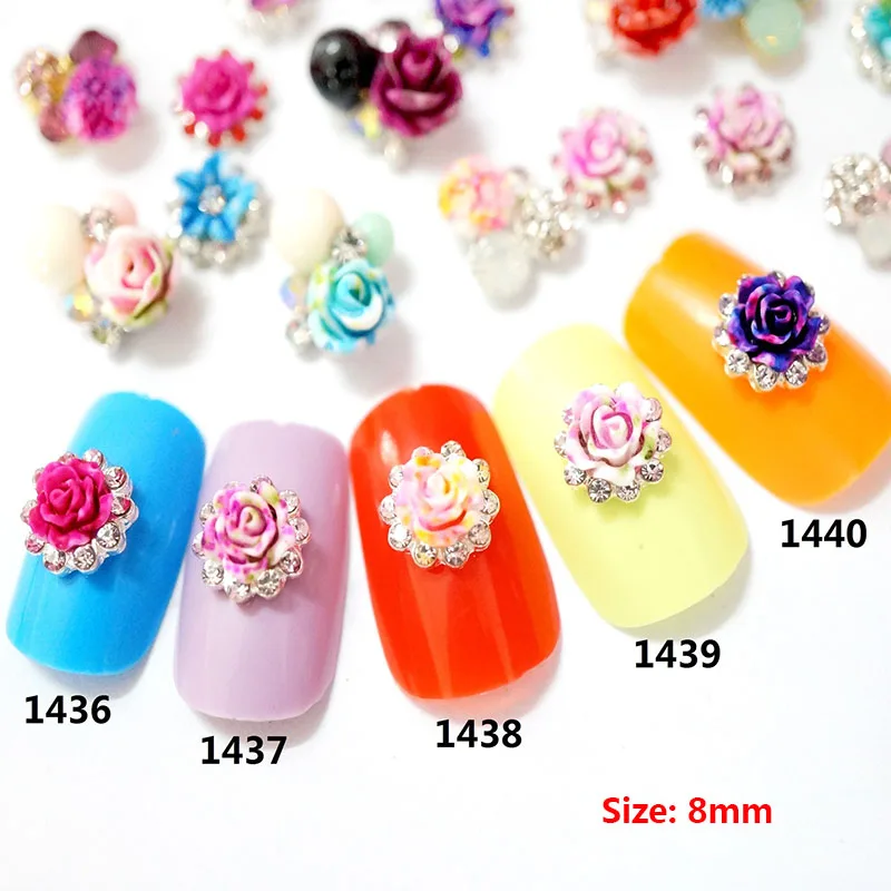 100pcs/bag Mix Japanese Nail Art Newest 3D Korea Trending Style Resin Roses Acrylic Artificial Flower Nail Art Decorations Metal
100pcs/bag Mix Japanese Nail Art Newest 3D Korea Trending Style Resin Roses Acrylic Artificial Flower Nail Art Decorations Metal