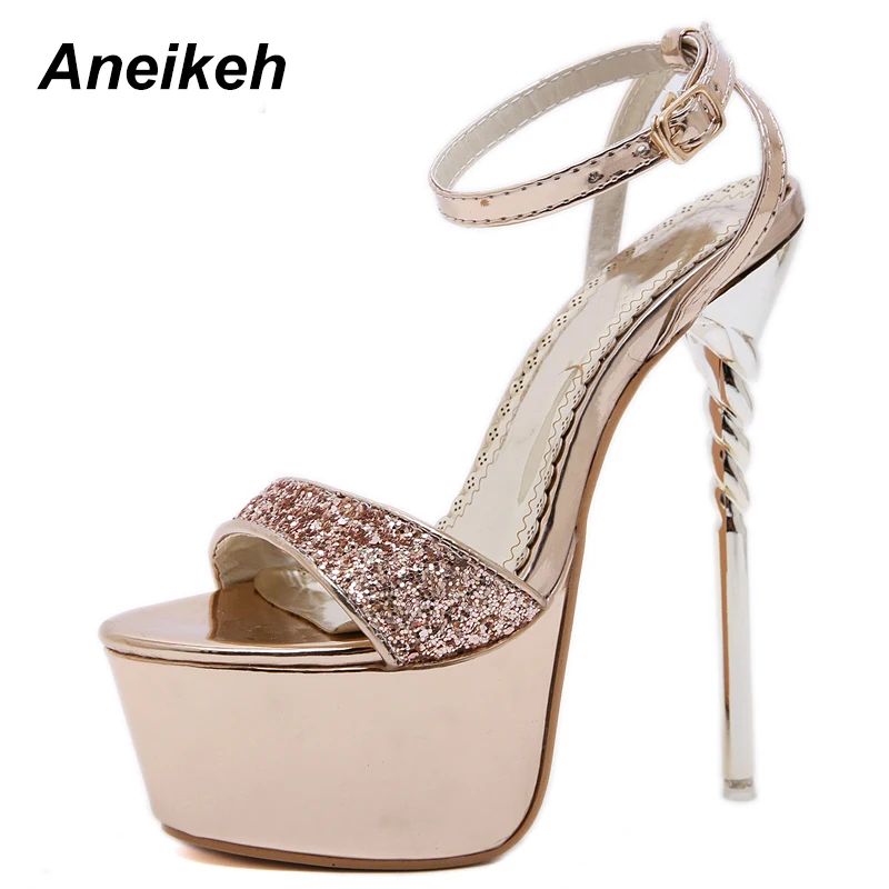 Aneikeh 2023 Sequined Cloth Fashion Summer Thin High Heel Sandals Party Shallow Pointed Toe Solid Buckle Strap Open Shoes 35-40
Aneikeh 2023 Sequined Cloth Fashion Summer Thin High Heel Sandals Party Shallow Pointed Toe Solid Buckle Strap Open Shoes 35-40