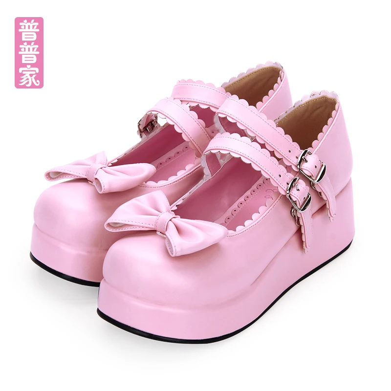 Princess sweet lolita shoes Spring and autumn college wind soft sister shoes round head bow knot muffin thick bottom pu8029
Princess sweet lolita shoes Spring and autumn college wind soft sister shoes round head bow knot muffin thick bottom pu8029