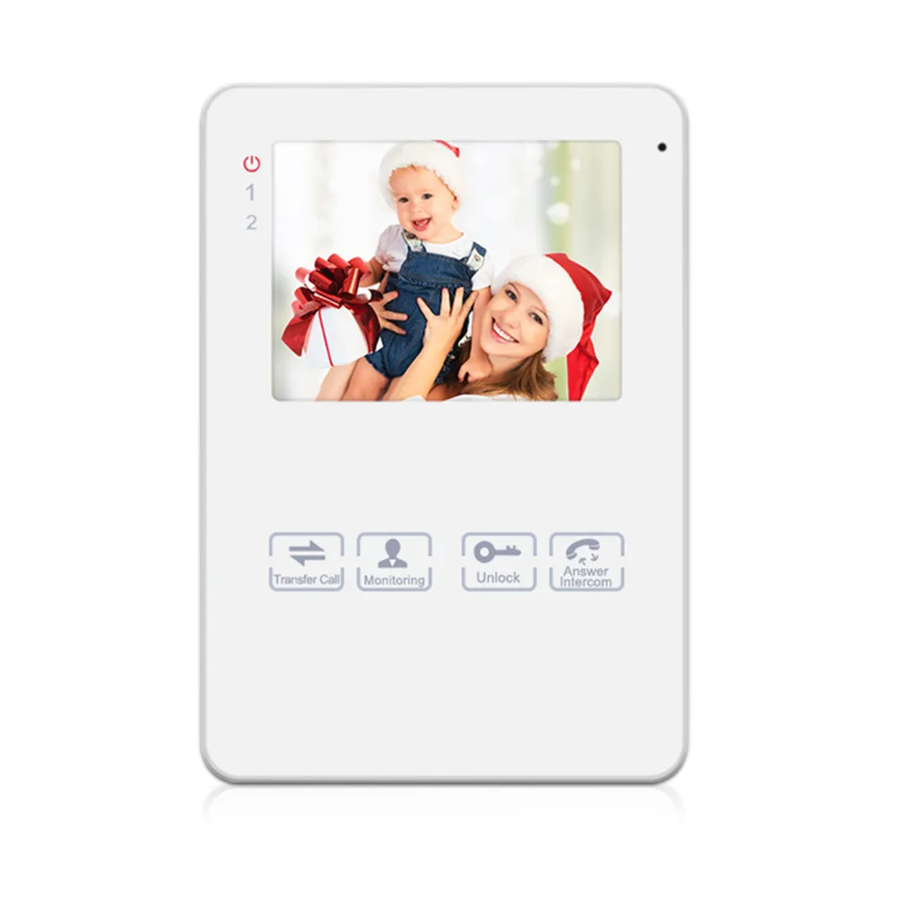 Homefong Video Door Phone 2 Monitors Wired White Intercom 1200TVL Intercoms for a Private House Recording Picture Video Unlock
Homefong Video Door Phone 2 Monitors Wired White Intercom 1200TVL Intercoms for a Private House Recording Picture Video Unlock
