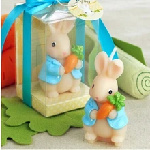 Candle Moulds,sugar Craft Tools,chocolate Bakeware 3D Zodiac Carrot Rabbit Candle Molds, Mold Silicone Soap, Animal PRZY