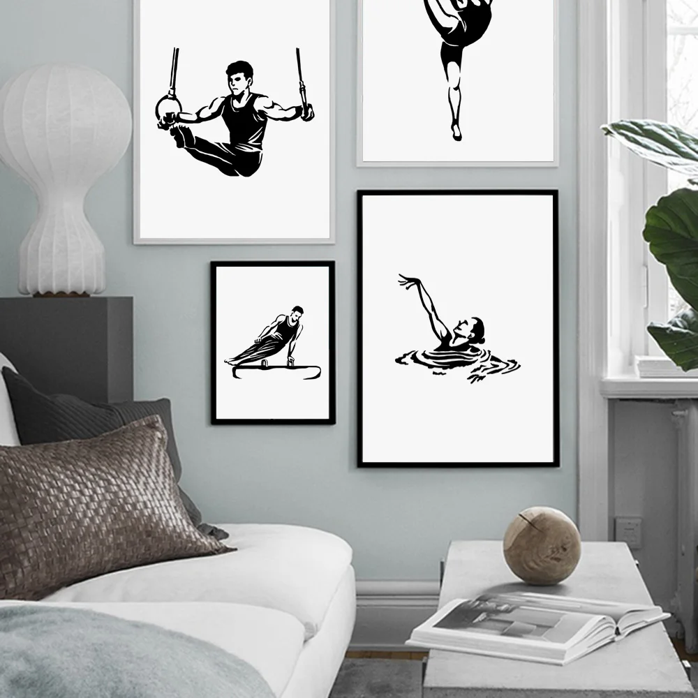 Cartoon Athletes Gymnast Swimming Modern Nordic Posters and Prints Wall Art Canvas Painting Wall Pictures for Living Room Decor
Cartoon Athletes Gymnast Swimming Modern Nordic Posters and Prints Wall Art Canvas Painting Wall Pictures for Living Room Decor