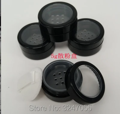 5G 10G 100pcs/lot Black Empty Plastic Cosmetic Cream Jar,DIY Cosmetic Loose Powder Container with Sifter n Puff,Cosmetic Package
5G 10G 100pcs/lot Black Empty Plastic Cosmetic Cream Jar,DIY Cosmetic Loose Powder Container with Sifter n Puff,Cosmetic Package