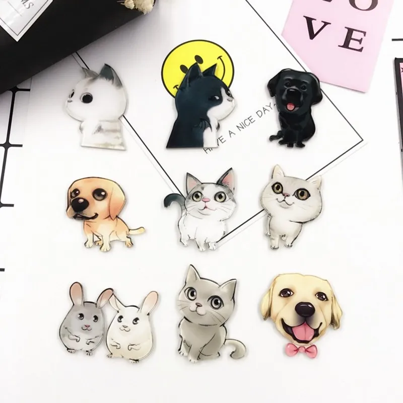 1 PCS Cute Cat Black Dog acrylic icon PVC badge children pin on brooch Backpack Decoration for DIY clothing and bags kids crafts
1 PCS Cute Cat Black Dog acrylic icon PVC badge children pin on brooch Backpack Decoration for DIY clothing and bags kids crafts
