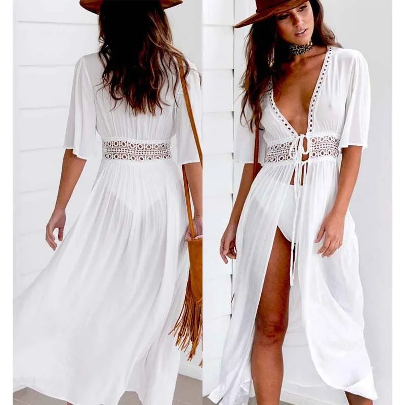 summer cover up Plus Size Women Beach Dress White Lace Beachwear Sun Protection Clothes Knitted Swimsuits Women Beach Cover Up
summer cover up Plus Size Women Beach Dress White Lace Beachwear Sun Protection Clothes Knitted Swimsuits Women Beach Cover Up