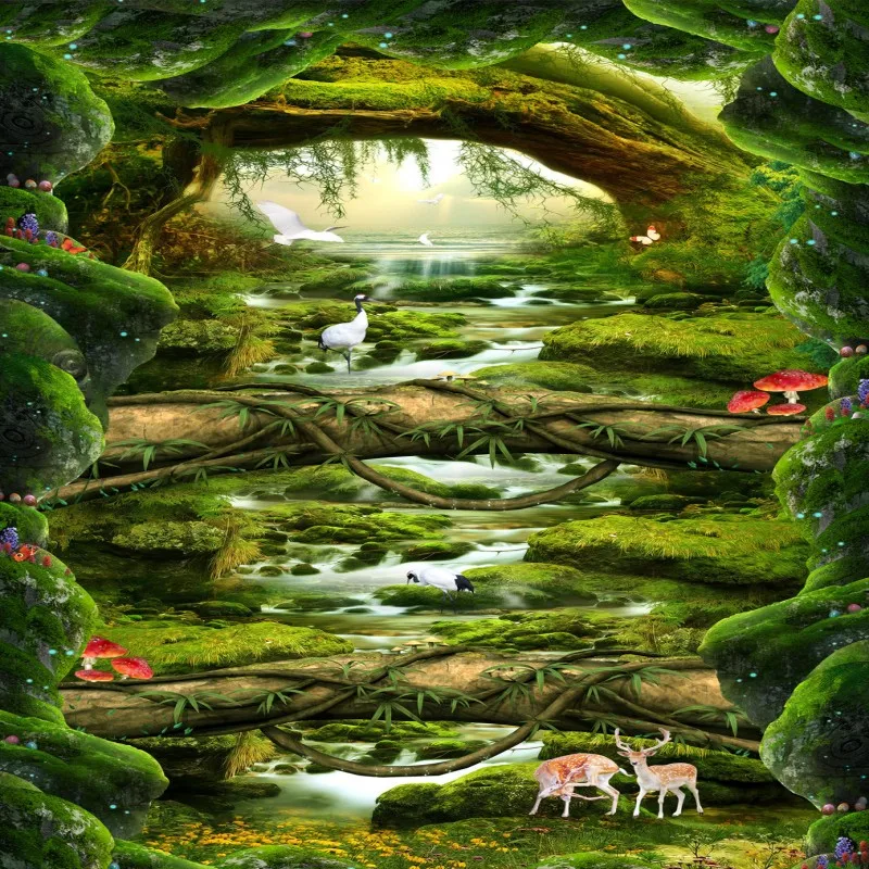Free shipping chinese floor wallpaper Dream Forest Bathroom Kitchen 3D Floor Waterproof self-adhesive living room murals
Free shipping chinese floor wallpaper Dream Forest Bathroom Kitchen 3D Floor Waterproof self-adhesive living room murals