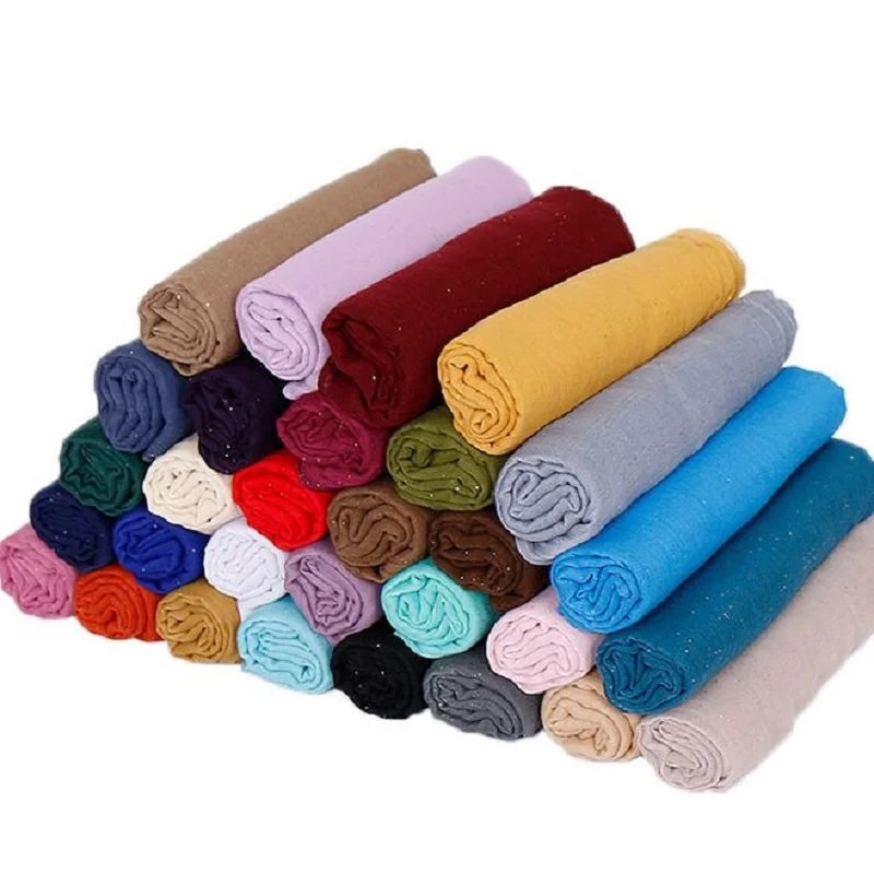 Wholesale Muslim Hijab 10pc Glitter Plain Thin Shawl Scarf Turbans Cotton Scarves Headscarf Islamic Shimmer head scarf 30colors
Wholesale Muslim Hijab 10pc Glitter Plain Thin Shawl Scarf Turbans Cotton Scarves Headscarf Islamic Shimmer head scarf 30colors