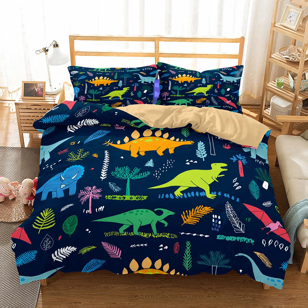 I 3D Bedding Set Dinosaur Print Duvet cover set bedclothes with pillowcase bed set home Textiles
I 3D Bedding Set Dinosaur Print Duvet cover set bedclothes with pillowcase bed set home Textiles