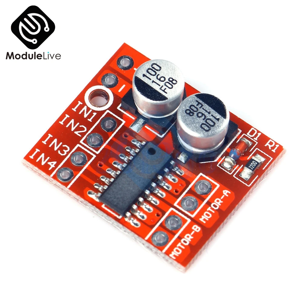 MX1508 1.5A 2 way 2 Channels 2-CH DC Motor Driver Module PWM Speed Control Dual H-Bridge Stepper Beyond L298N L9110
MX1508 1.5A 2 way 2 Channels 2-CH DC Motor Driver Module PWM Speed Control Dual H-Bridge Stepper Beyond L298N L9110