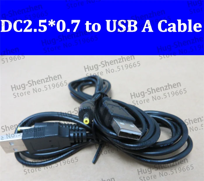 50pcs Tablet USB Charging Cable to 2.5x0.7mm DC male Connector USB male to 2.5/0.7 DC Tip Plug with Cord
50pcs Tablet USB Charging Cable to 2.5x0.7mm DC male Connector USB male to 2.5/0.7 DC Tip Plug with Cord