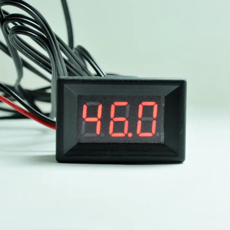 0.36" DC 12V 24v RED LED Digital Temperature Meter -40°C~+ 120°C Thermometer + 1.5M TEMP Sensor FOR CAR
0.36" DC 12V 24v RED LED Digital Temperature Meter -40°C~+ 120°C Thermometer + 1.5M TEMP Sensor FOR CAR