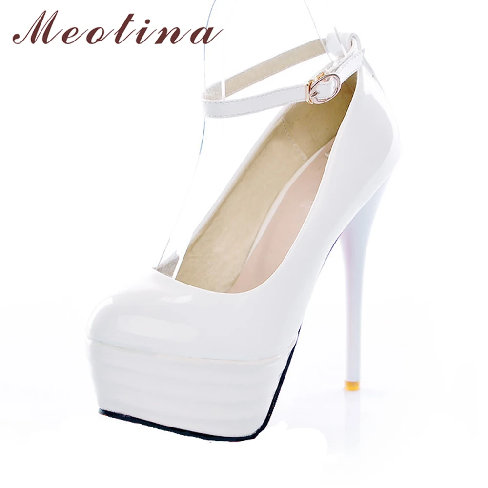 Meotina High Heels Women Shoes White Bridal Shoes Sexy Ultra High Heels Night Club Woman Platform Heels Ladies Pumps Big Size 42
Meotina High Heels Women Shoes White Bridal Shoes Sexy Ultra High Heels Night Club Woman Platform Heels Ladies Pumps Big Size 42