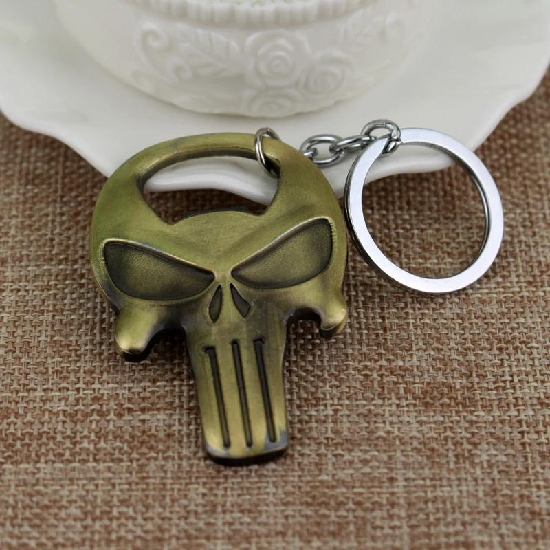 Брелок для ключей серия The Punisher брелок с логотипом скелета фильма маски кольцо