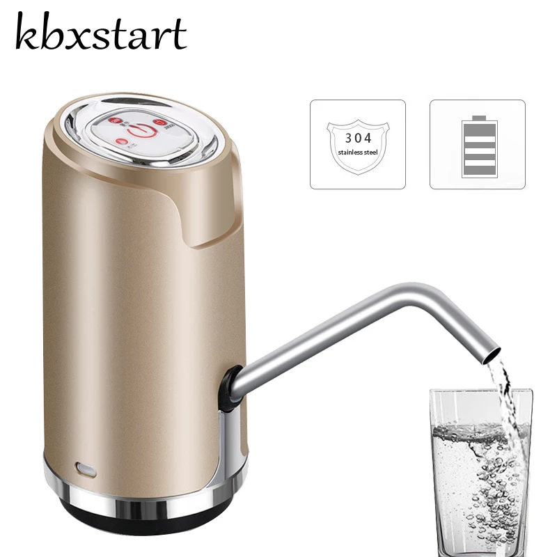 

Kbxstart Electric Bottled Water Dispenser Pump Wireless USB Drinking Water Bottle Suction Mini Dispensador De Agua Fria Electric