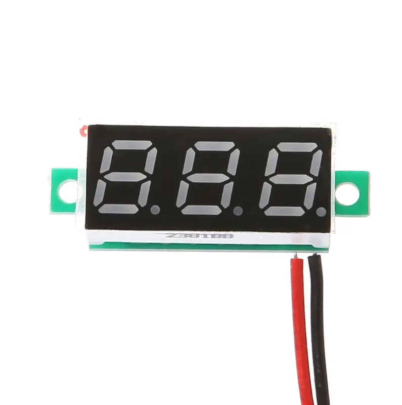 Mini 0.28 Inch DC 2.5V-30V 2 Wires Digital Voltmeter Voltage Tester Meter LED Screen Electronic Parts
Mini 0.28 Inch DC 2.5V-30V 2 Wires Digital Voltmeter Voltage Tester Meter LED Screen Electronic Parts