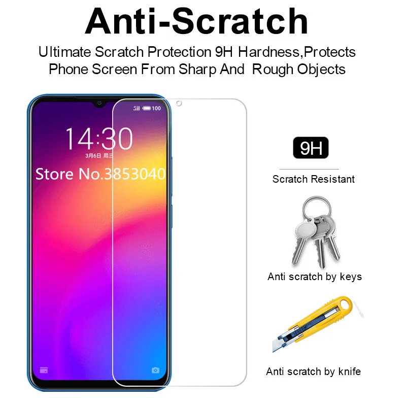 Закаленное стекло для Meizu Note 9 Защитное экрана 2.5D 9H Премиум защитная пленка |