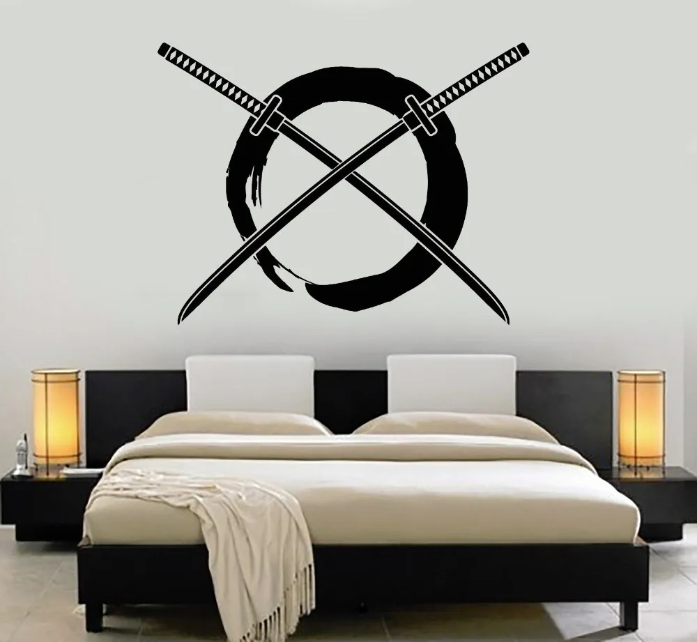 Enso Circle Vinyl Wall Stickers Home Decor Bedroom Samurai Art Decals Japanese Stickers Removable Waterproof Wall Decal ZB340
Enso Circle Vinyl Wall Stickers Home Decor Bedroom Samurai Art Decals Japanese Stickers Removable Waterproof Wall Decal ZB340