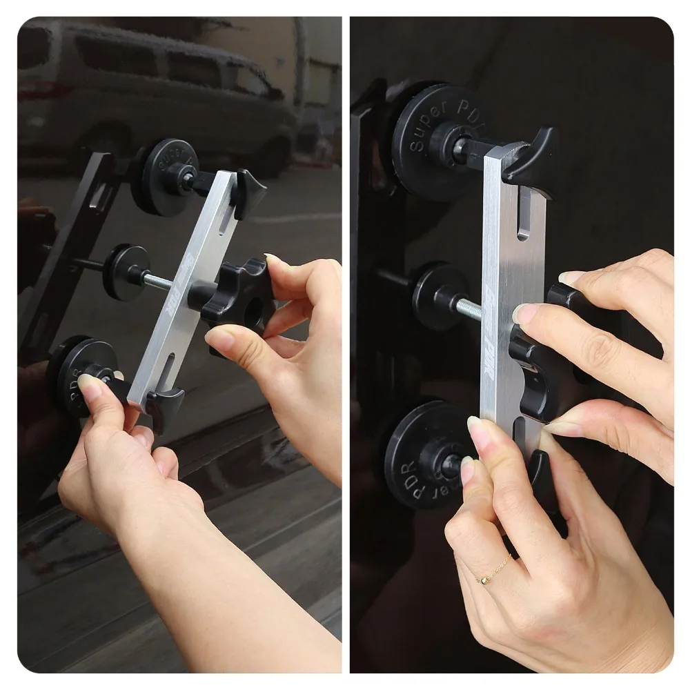 PDR Tools Kit Paintless Dent Repair Hooks Push Rods Reverse Hammer Dent Lifter Puller for Remove Car Dent Repair Hail Damage
PDR Tools Kit Paintless Dent Repair Hooks Push Rods Reverse Hammer Dent Lifter Puller for Remove Car Dent Repair Hail Damage