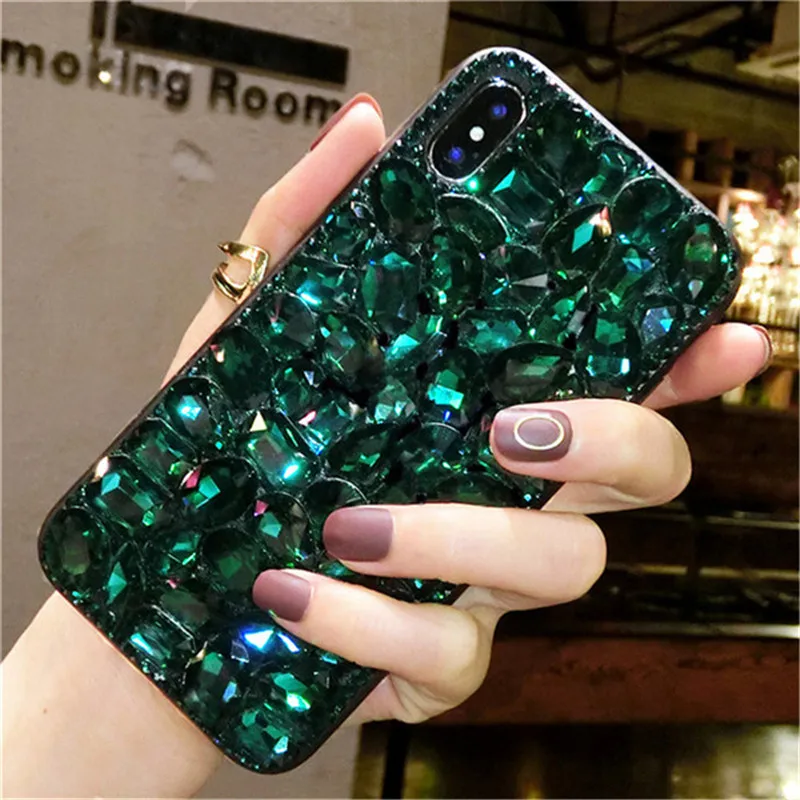 1Pcs Case For LG Q7 Plus Alpha Q7+ Luxury Crystal Rhinestone Diamond Bling Clear Phone Q6 Q6a Q8 Q9 Q60 | Мобильные телефоны и