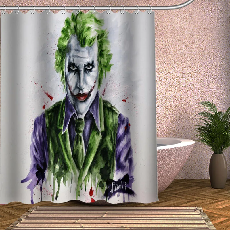 Heath Ledger Shower Curtain Eco-friendly Modern Fabric polyester Custom Bath Curtains Home Decor Curtains
Heath Ledger Shower Curtain Eco-friendly Modern Fabric polyester Custom Bath Curtains Home Decor Curtains