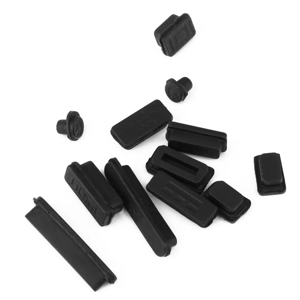 12pcs Soft Silicone Laptop Dust Stopper Dustproof Plug Cover For Lenovo B50 Essential G50 Yoga 520 Yg520 Ideapad Gs510p 310 | Мобильные