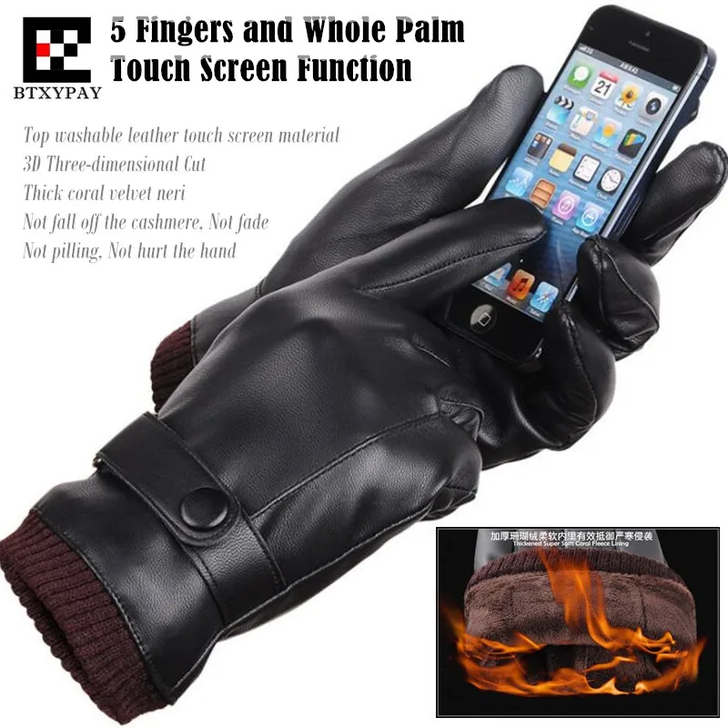 200p!Men&Women Couple Winter Plus Coral Fleece Keep Warm Top Washable Leather PU Gloves,5 Fingers&Whole Palm Touch Screen Gloves
200p!Men&Women Couple Winter Plus Coral Fleece Keep Warm Top Washable Leather PU Gloves,5 Fingers&Whole Palm Touch Screen Gloves