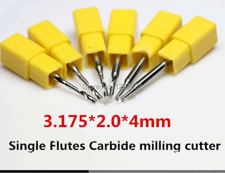 5PCS Good quality Acrylic 3.175*2.0*4 Single Flutes Carbide milling cutter, CNC Carving Tool ,CNC Router Bit Woodworking Tools
5PCS Good quality Acrylic 3.175*2.0*4 Single Flutes Carbide milling cutter, CNC Carving Tool ,CNC Router Bit Woodworking Tools