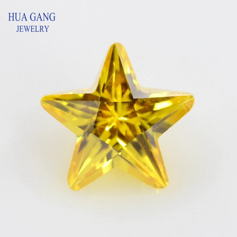 Golden Star Shape 5A Brilliant Cut CZ Stone Synthetic Gems Yellow Cubic Zirconia For Jewelry Size 2.5x2.5~12x12mm Free Shipping
Golden Star Shape 5A Brilliant Cut CZ Stone Synthetic Gems Yellow Cubic Zirconia For Jewelry Size 2.5x2.5~12x12mm Free Shipping