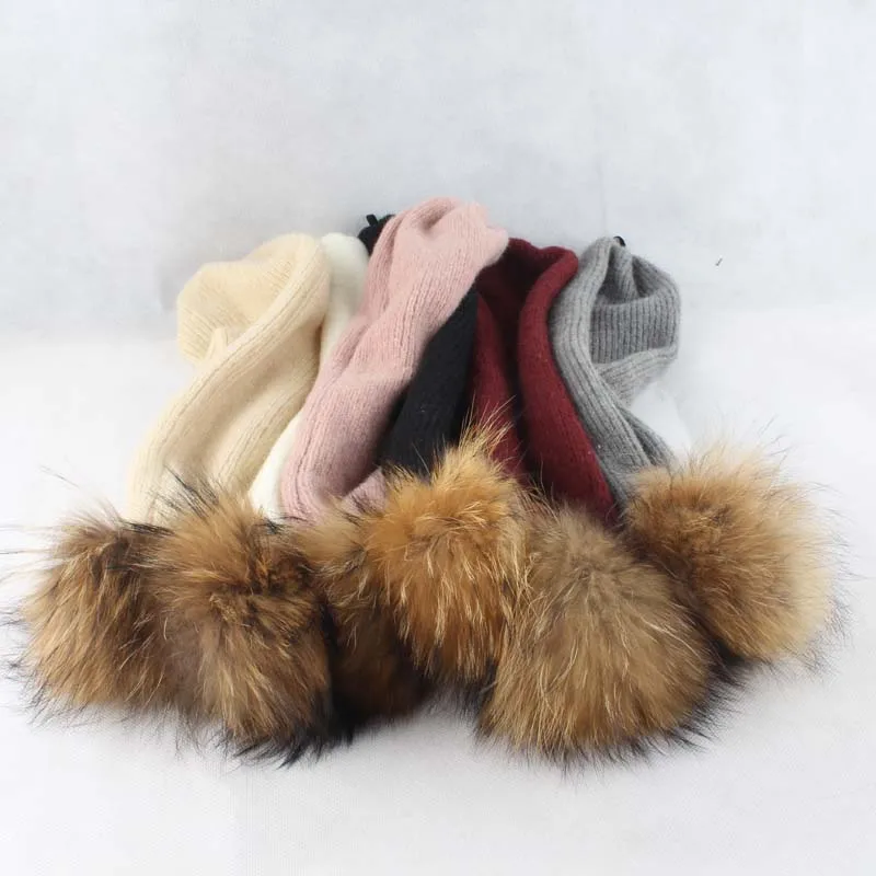 2019 Fashion Winter Beanie For Kids Wool Knitted Hat Scarf Real Fur pompom Knitted Hat Children
2019 Fashion Winter Beanie For Kids Wool Knitted Hat Scarf Real Fur pompom Knitted Hat Children