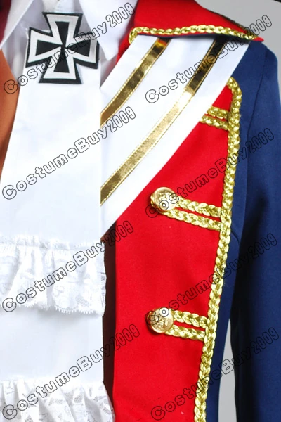 Hetalia: APH Axis Powers Prussia Cosplay Costume For Men Halloween Carnival Costume Custom Made
Hetalia: APH Axis Powers Prussia Cosplay Costume For Men Halloween Carnival Costume Custom Made