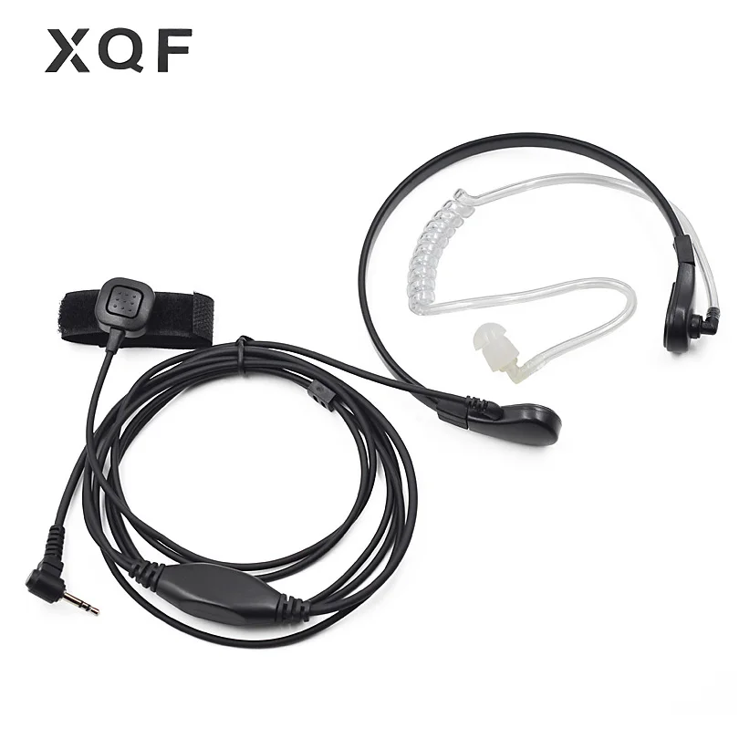 XQF 2 5 мм 1 контактный микрофон для горла гарнитура с микрофоном наушники Motorola CB Radio