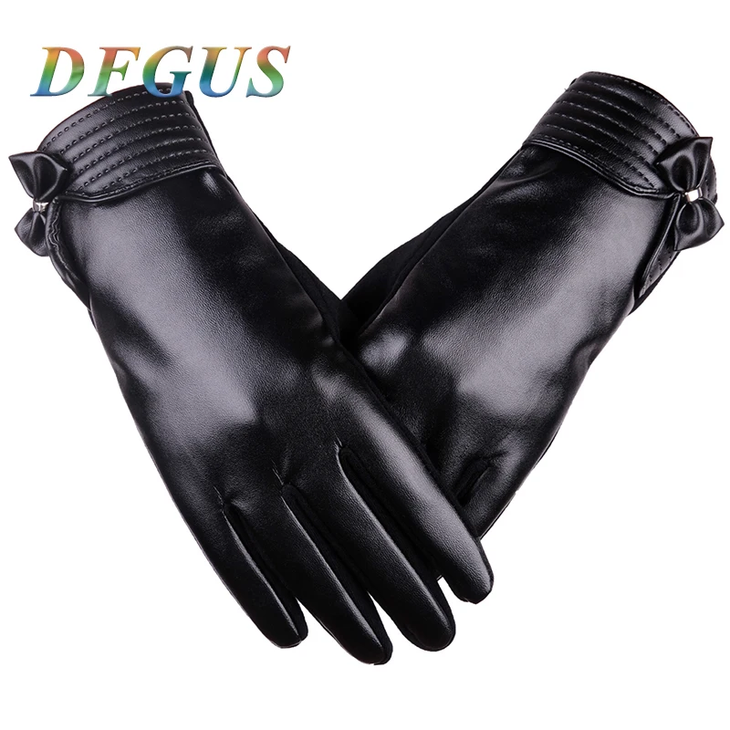 Fashion Female Gloves Bow Full Finger Winter Gloves Smartphone Touch Screen Warm Mittens Outdoor Sports Ridding Gloves
Fashion Female Gloves Bow Full Finger Winter Gloves Smartphone Touch Screen Warm Mittens Outdoor Sports Ridding Gloves